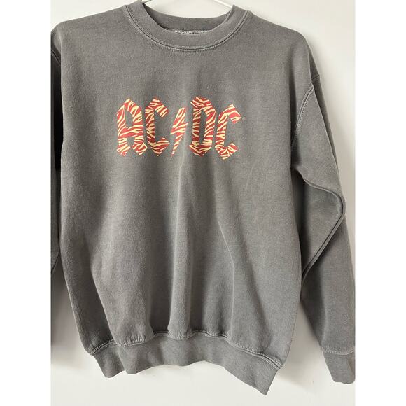 Girls ACDC Gray Sweatshirt size Large - Picture 4 of 7